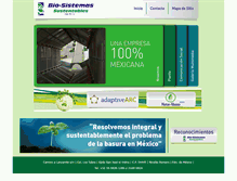 Tablet Screenshot of biosistemas.com.mx